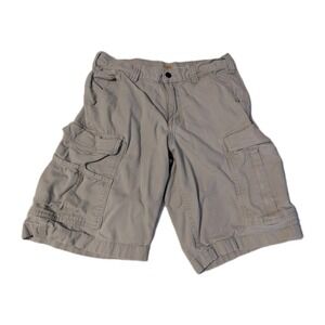 Carhartt Mens Relaxed Fit Cargo Shorts Casual Hiking Outdoor Khaki Beige Size 31